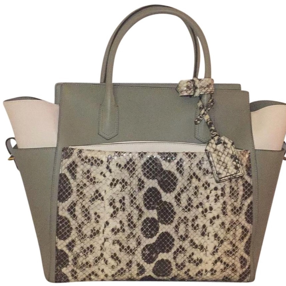 Reed Krakoff Soft Atlantique Exotic Milled Tote